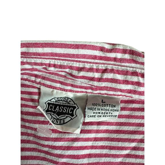 Vintage Looney Tunes Tweety Sylvester Shirt – Made in Hong Kong L - Picture 4 of 5